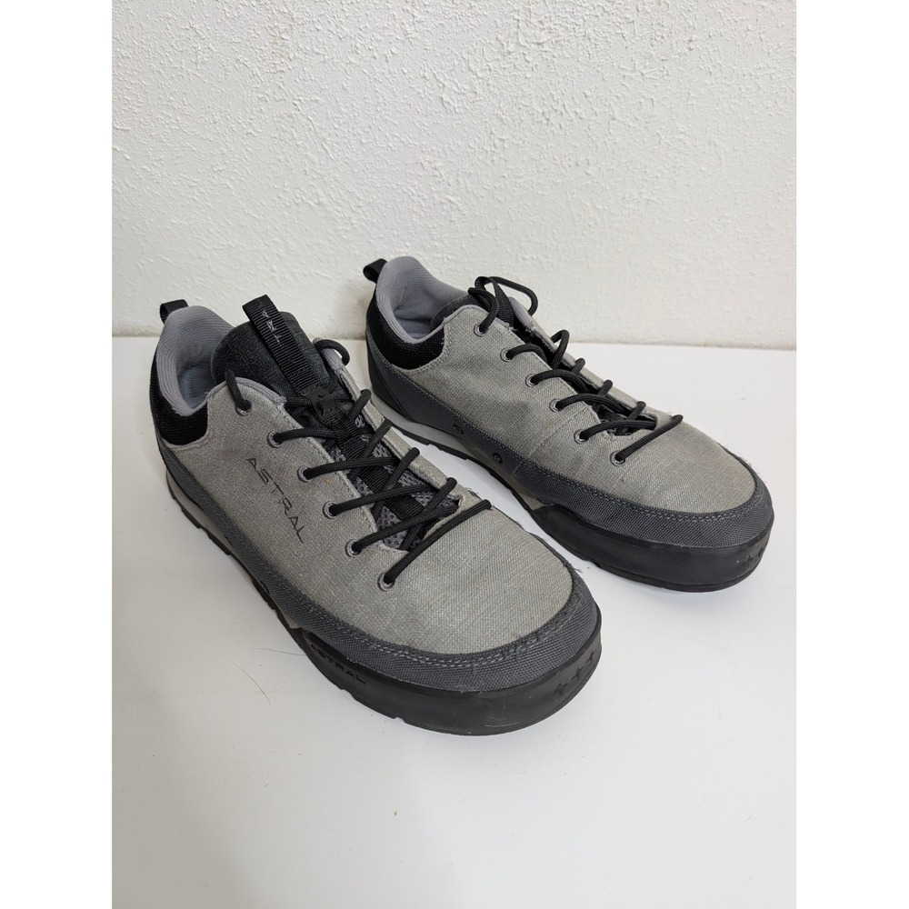 ASTRAL Rambler Ms Hemp Recycled Hiking Walking Gray Black Water Shoes Men US 9.5